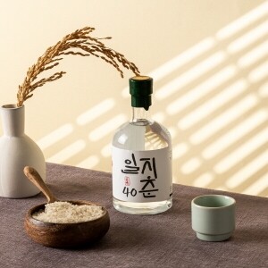 [노금주가] 일지춘40 철원 오대쌀로 빚은 40도소주 375mL x 1병